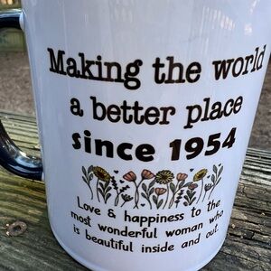 1954 Woman Birthday Fun Facts Ceramic Mug